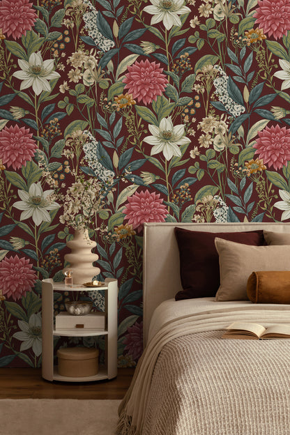 Clematis Wallpaper – Berry