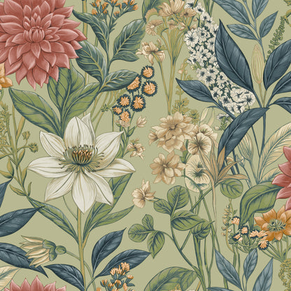 Clematis Wallpaper – Sage