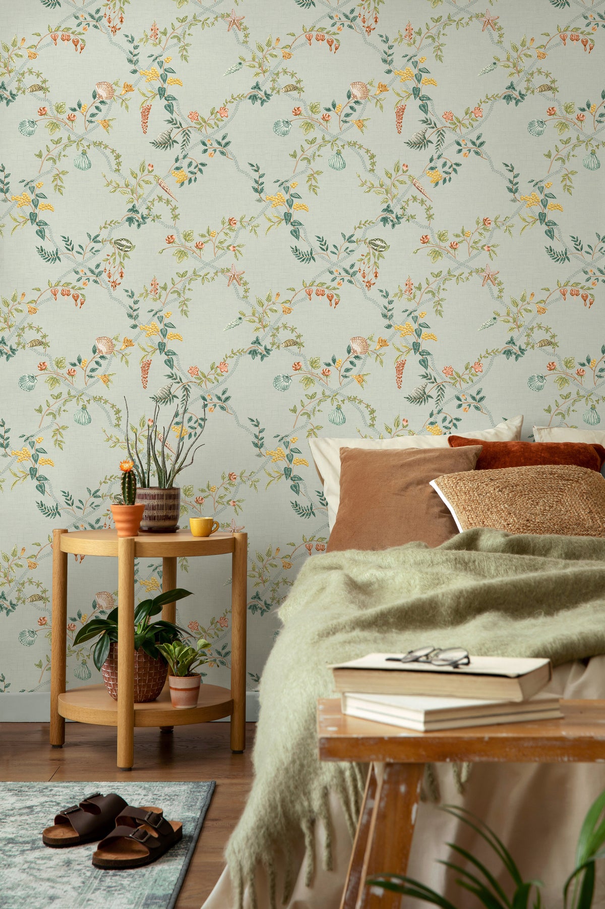 Marina Wallpaper – Duck Egg Blue