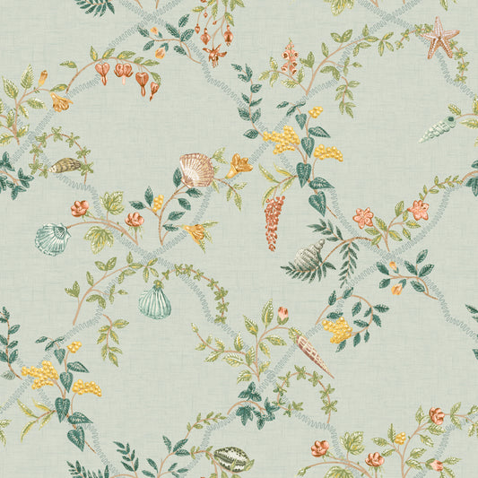Marina Wallpaper – Duck Egg Blue