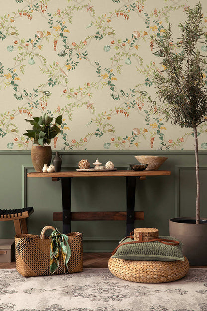 Marina Wallpaper – Coral Beige
