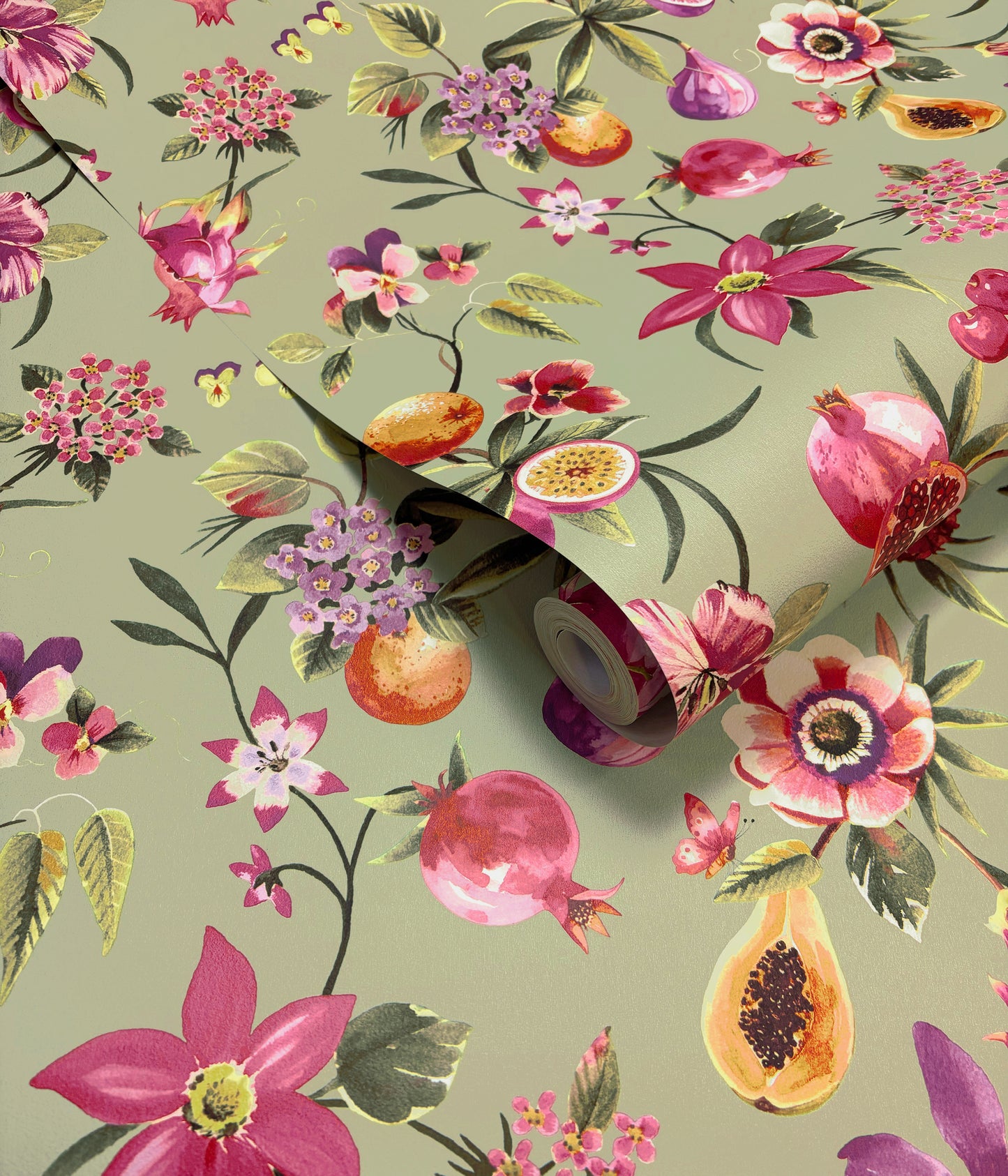 Tropica Wallpaper - Sage