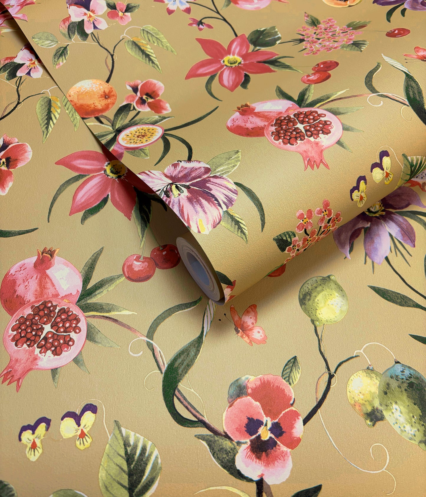 Tropica Wallpaper - Ochre