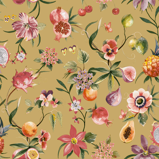 Tropica Wallpaper - Ochre