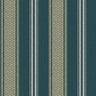 Patola – Woven Stripe Wallpaper – Dark Teal