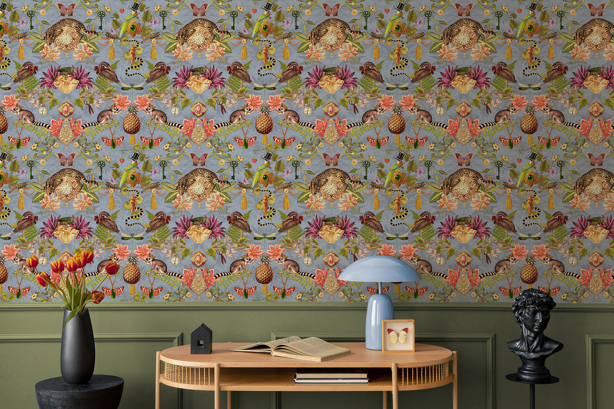 Bohème – Curio Wallpaper – Sky Blue