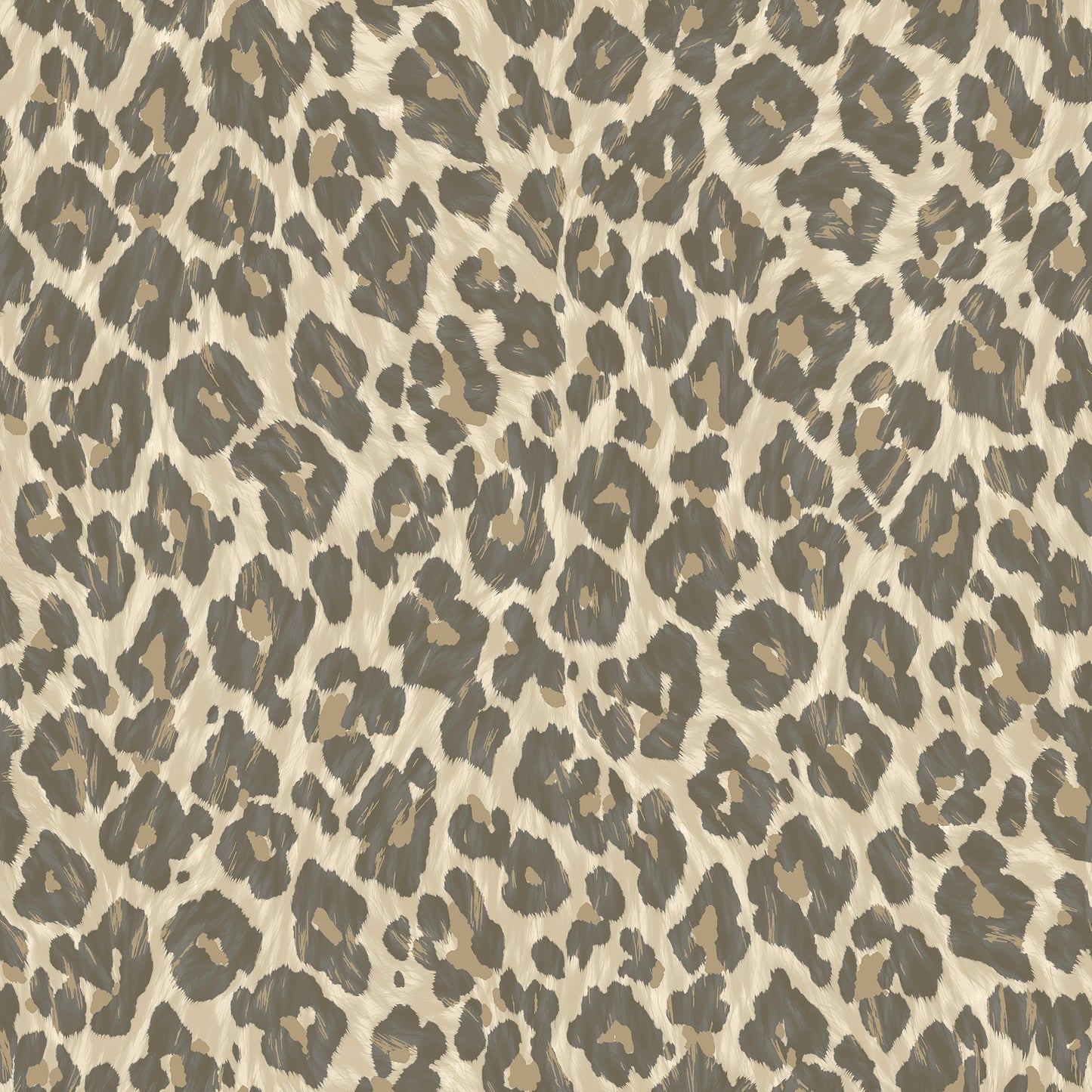 Natural leopard-print rosette wallpaper — flat pattern detail, Rosette by The Inside