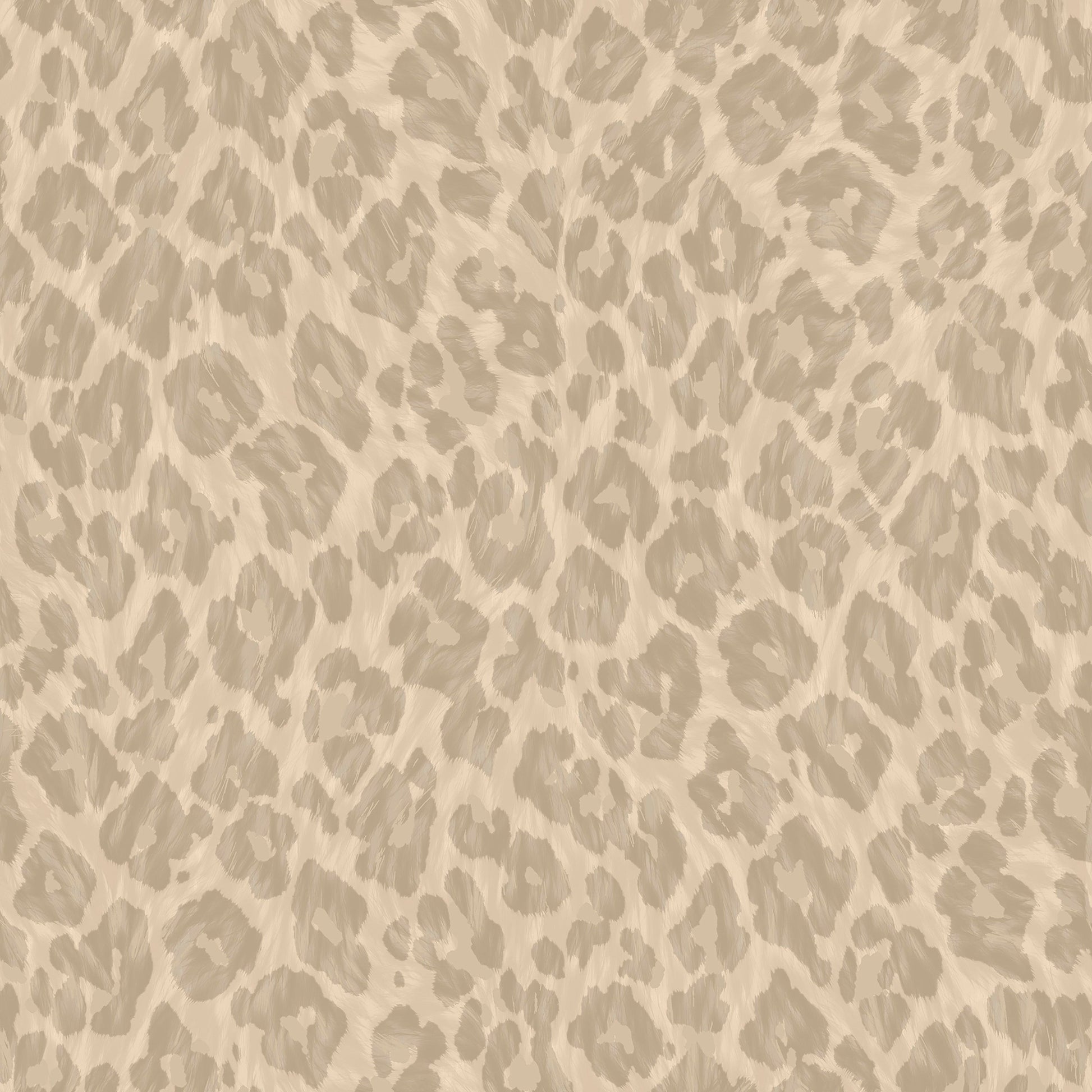 Champagne leopard-print rosette wallpaper — flat pattern detail, Rosette by The Inside
