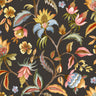 Amaranth – Jacobean Floral Wallpaper – Charcoal