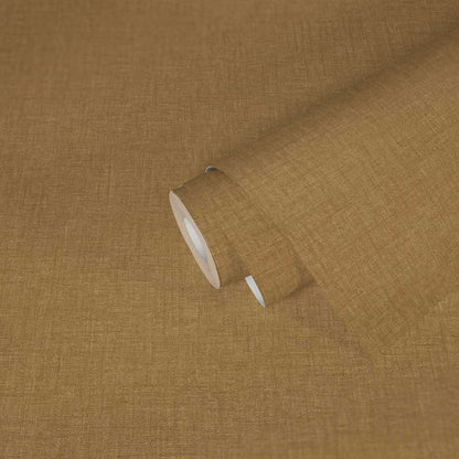 Medusa Linen Coordinate Wallpaper - Yellow - Versace 4