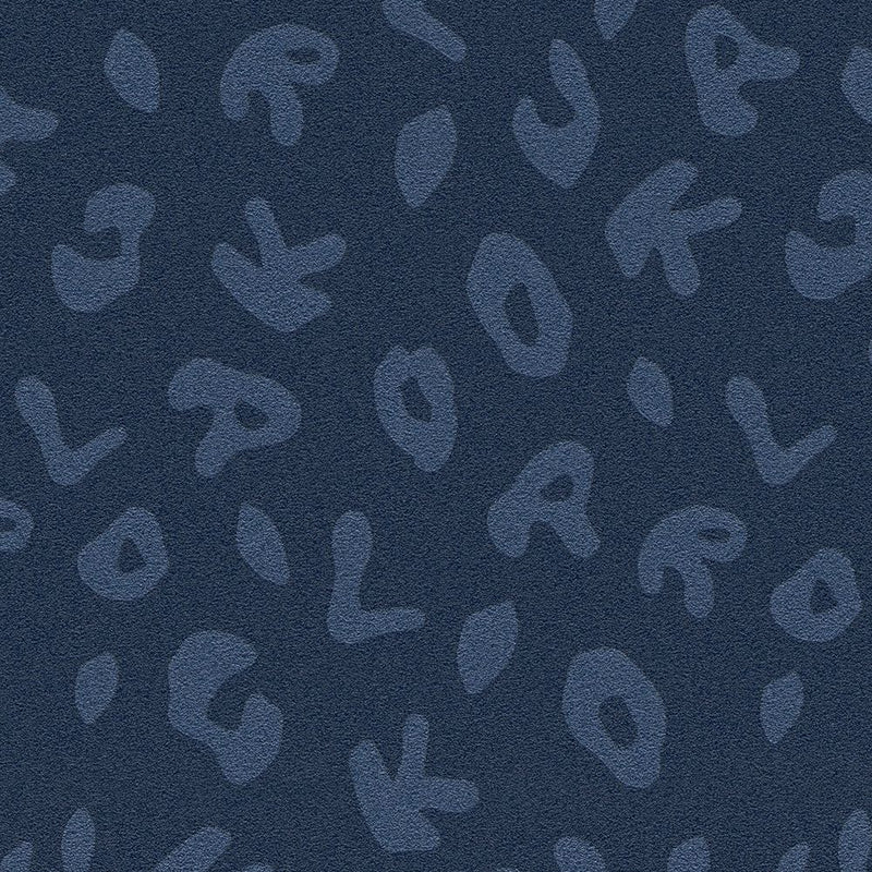 Leopard - Karl Lagerfeld Wallpaper - Blue