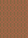 Baroque Pattern Wallpaper - Red