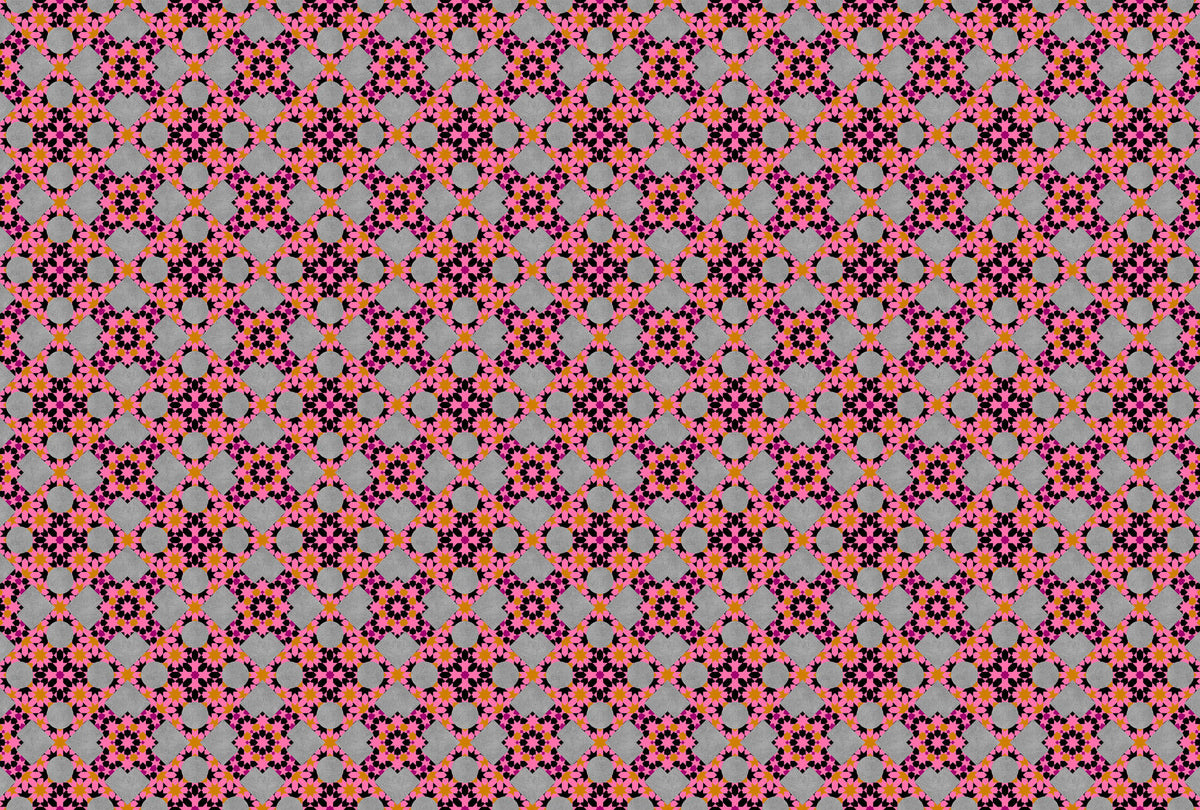 Abstract Mosaic - Custom Sized Wallpaper Mural (per m2)