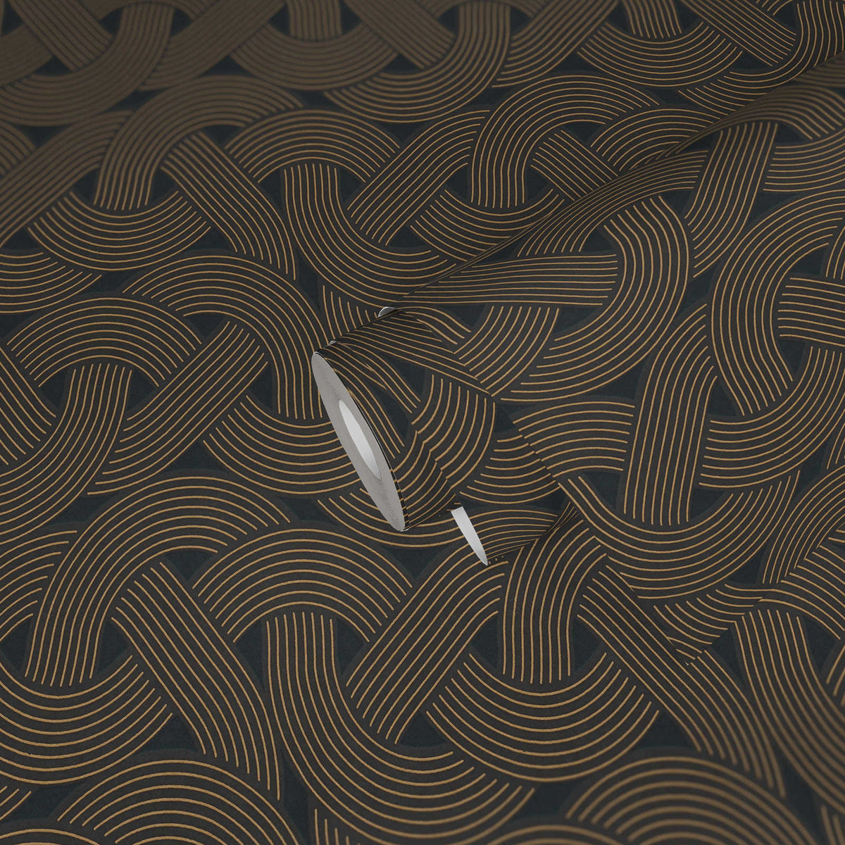 Sample - Weave - Architects Wallpaper - Black