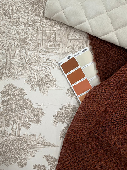 Blenheim Toile Wallpaper - Cream