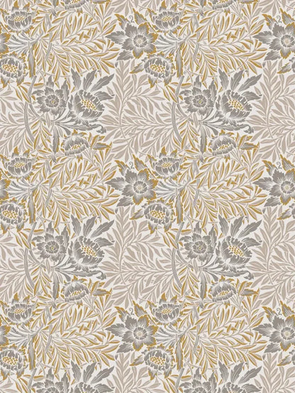 Baroque Floral Wallpaper - Sand