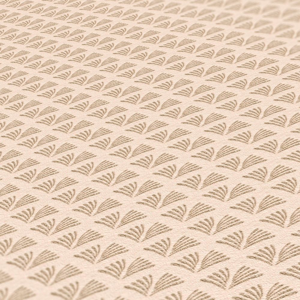 Tiny Wings - Art Deco Wallpaper  - Mocha
