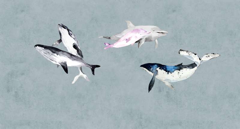 Oceans five - Custom Sized Wallpaper Mural (per m2)