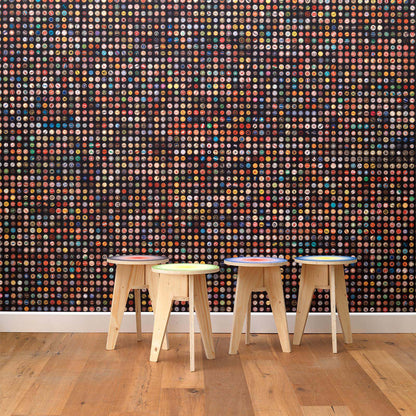 Crown Caps Wallpaper by Jeanine Eek - Black Crown Caps
