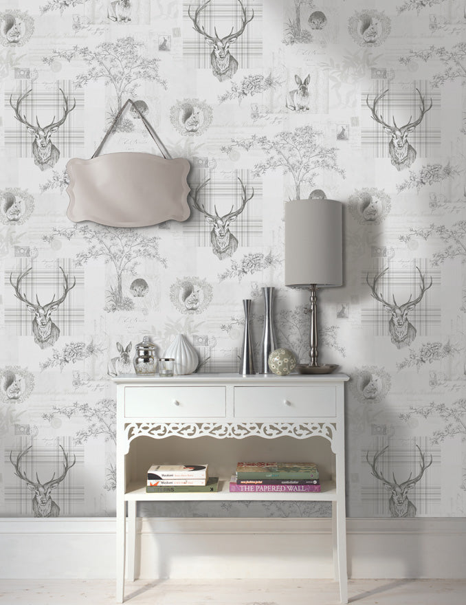 Sample – Richmond Deer Wallpaper – Discontinuing