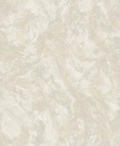 Champagne marble-effect wallpaper with glass-bead detail - flat pattern detail