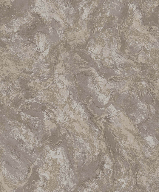 Calacatta Marble Bead Wallpaper - Taupe
