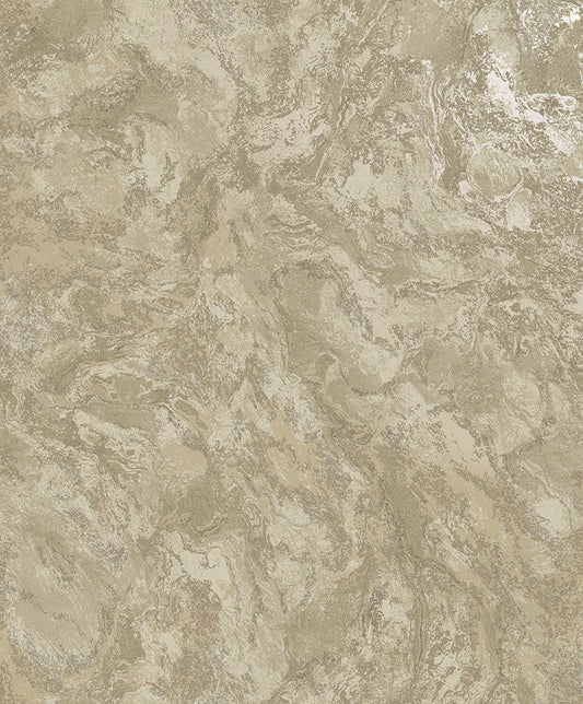 Calacatta Marble Bead Wallpaper - Beige