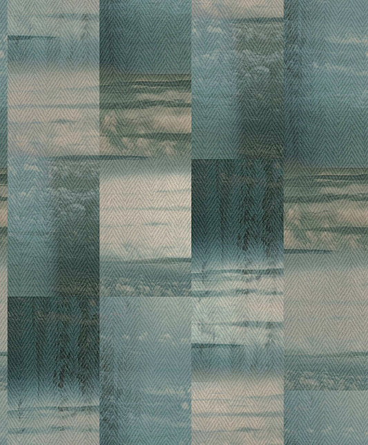 Aoraki Glass Bead Wallpaper - Blue - Discontinuing