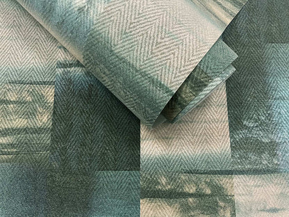 Aoraki Glass Bead Wallpaper - Blue - Discontinuing