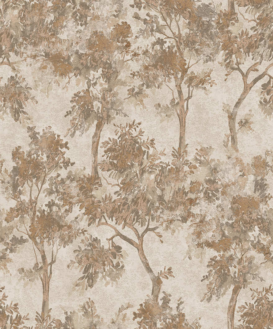 Sample - Tipu Terracotta wallpaper
