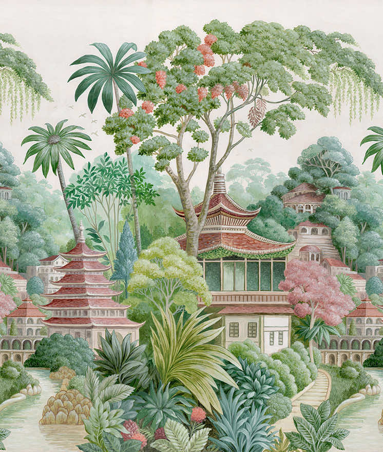 Shambhala Wallpaper - Hybrid Mural