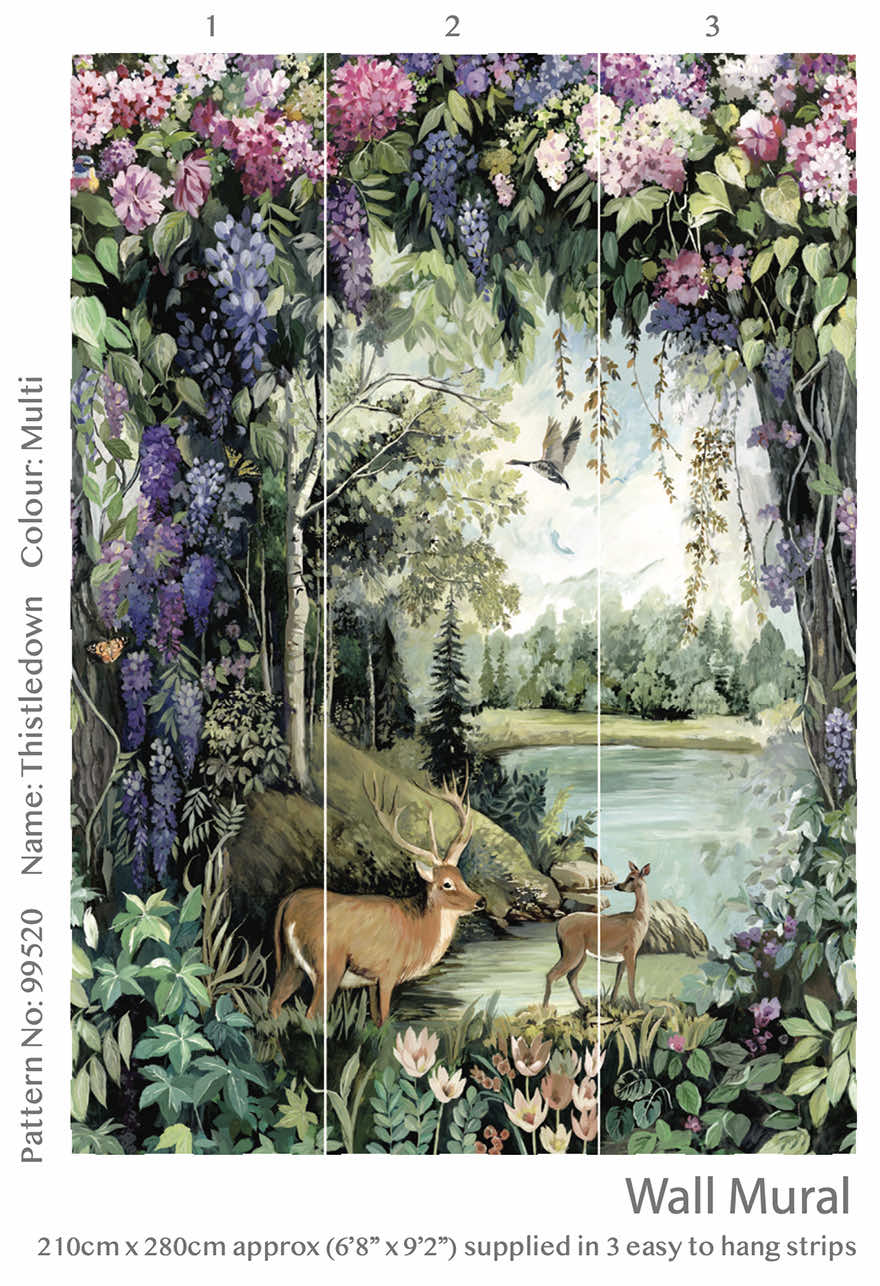 Thistledown Hybrid Mural