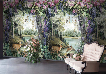 Thistledown Hybrid Mural