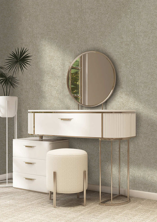 Boa Bead Wallpaper - Beige