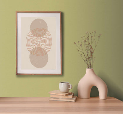 Retro Chic Plain Textured Vinyl Wallpaper – Lime