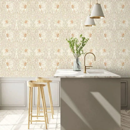 Pimpernel Wallpaper - Cochineal Pink