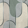 Decovale Ovals  - Grey - Custom Sized Wallpaper Mural (per m2)