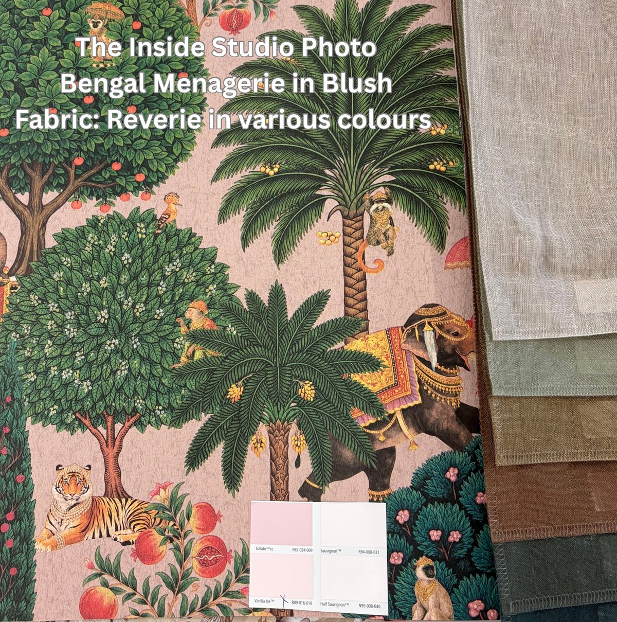 Bengal – Menagerie Wallpaper – Blush