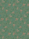 Jasmin - Floral Wallpaper - Green
