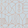 Never Ending Foil by Suzan Hijink Wallpaper - Copper Blue