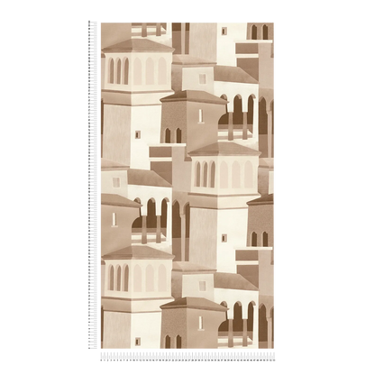 Piazza Architectural Vinyl Wallpaper – Neutral