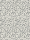 Leopard Alphabet Wallpaper - Black White - Discontinuing