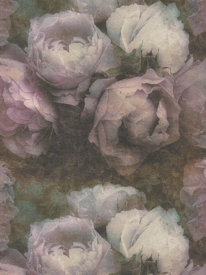 Sample - Dreamy Rose Wallpaper - Duskiest Grey