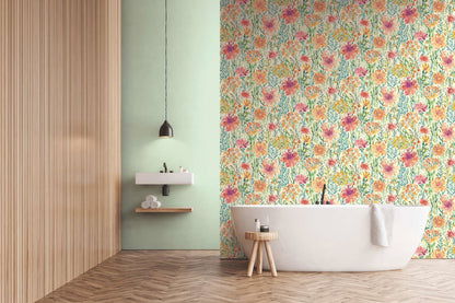 Aquarell Dreams Wallpaper - Multi