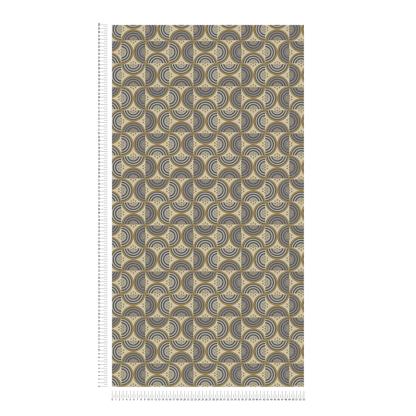 Baroque Pattern II Wallpaper - Sand