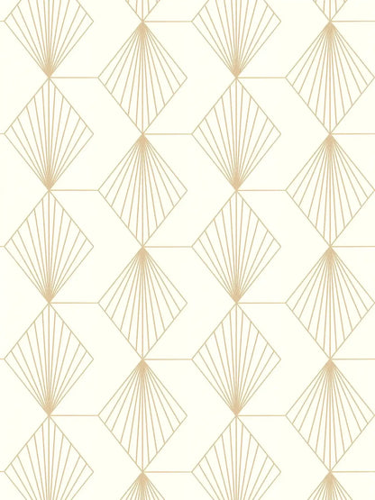 French Affair Wallpaper - Cream Gold