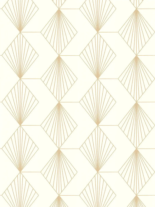 French Affair Wallpaper - Cream Gold