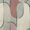 Decovale Ovals  - Blush - Custom Sized Wallpaper Mural (per m2)