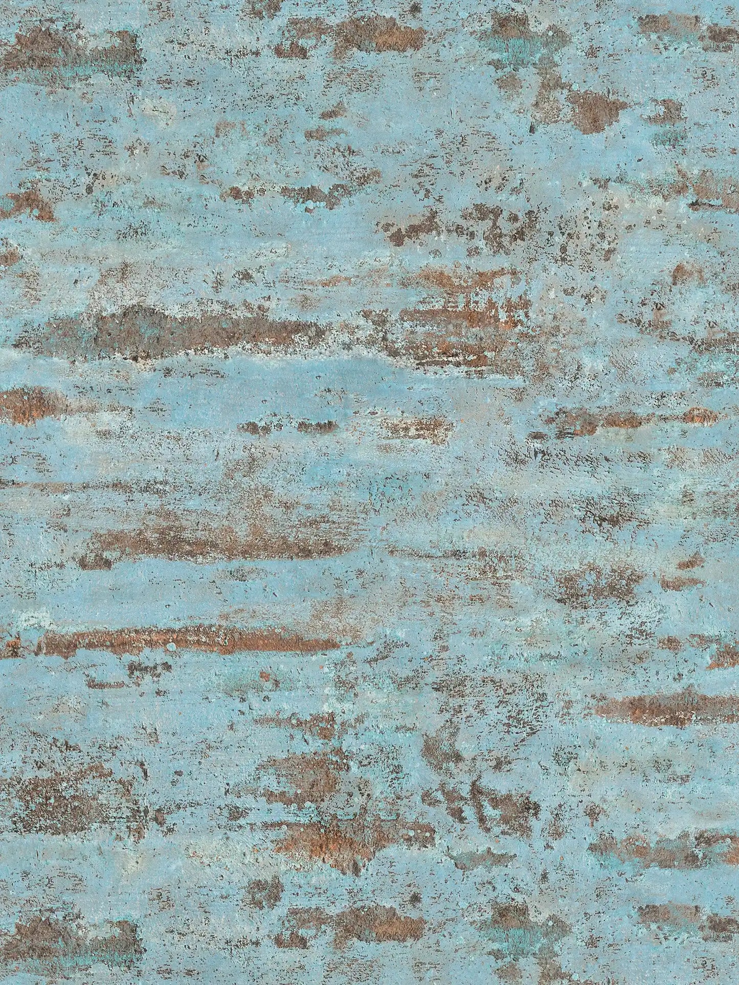 Tibo Grunge, rustic plaster look Wallpaper - Blue/Brown