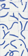 Cubic Routes Wallpaper - Sapphire